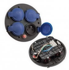 Středový disk 4x16A/250V prům.150mm s te