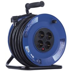 Prodlužovací kabel na bubnu 4 zásuvky 40M 2,5MM PVC SCHUKO Emos P09240M