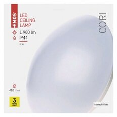 LED přisazené svítidlo CORI, kruhové bílé 22W neutr.b., IP44 EMOS ZM3403