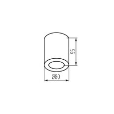 Přisazené svítidlo SANI IP44 DSO-B, KANLUX 29240