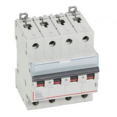 DX3 JISTIČ, 4 PÓLOVÝ, CHAR. B,40A 10000A/16KA LEGRAND 409069