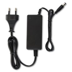 Napájecí adaptér 24W, DC24V/1A, IP20, černý plast, s vidlicí