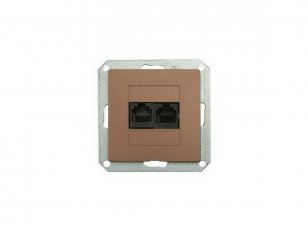 Zásuvka komunikační 2x8 pin KAT. 6 PREMIUM 2 PC/6 M-A GREENLUX GXKP351