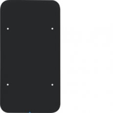 Dotykový sensor 2-násobný komfort R.1 sklo, černá BERKER 75142865