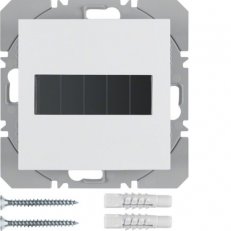 KNX RF tlačítko 1-násobné solární ploché, quicklink, S.1/B.x, bílá lesk 85655189