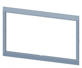 SIEMENS 3VA9504-0SB10 Krycí rám pro jistič 3VA15, 3VA25, 3VA26, 4pól