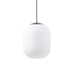 Závěsné svítidlo TANIA P2 HP 59W IP40 3K ON/OFF SKLO OPAL černá OSMONT TAN62300