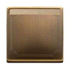 Schneider MTN412343 Kryt spínače s popisovým polem, S-Design, antique brass
