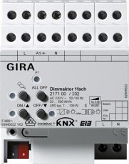 Univ. stmívací člen 1x 500 W/VA KNX p.na l. DIN GIRA 217100