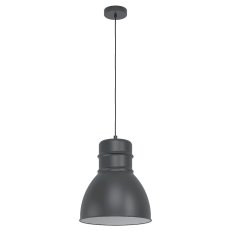 Závěsné svítidlo EBURY 1xE27 černá/bílá 60W IP20 EGLO 43621