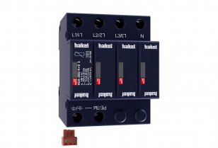 Svodič rázového přepětí HSA-385/4+0 S SPD typ 2+3 HAKEL 24568