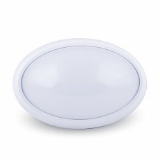 8W Dome Light Oval White Body Warm White IP66, VT-8014 V-TAC SKU1264