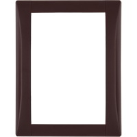 Obzor Elegant DSE 00-00000-821010 Rámeček dvojzásuvky Signálně hnědá