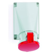Zásuvka nástěnná 63A 4p 400V IP44 6h Quick-Connect BALS 110415