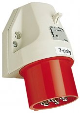 Walther 630706 Nástěnná přívodka 32A 7P 400V 6h IP44