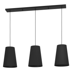 Závěsné svítidlo PETROSA 3xE27 černá 120W IP20 EGLO 390133