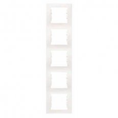 Sedna Rámeček pětinásobný vertikální, Cream SCHNEIDER SDN5801523