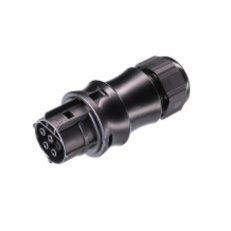 zásuvka na kabel gesis RST, 4-pól, průchodka 10-14mm, šroubové svorky, černá