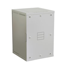 Rozvaděč nástěnný SENSA 18U 600mm, dveře sklo, RAL 7035 SOLARIX 83000289