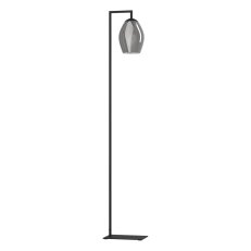 Stojací svítidlo ESTANYS E27 černá/černá-TRANSPARENT 1X40W EGLO 390256