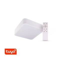 RENDO TUS24-W bílé hranaté TUYA+RF CCT LED svítidlo plafon T-LED 105467