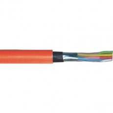 Kabel nehořlavý J-H(St)H 1x2x0,8 rudá (JHSTH)