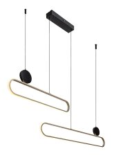 CIRCADO LED 48W IP20 černá/zlatá 3000K 2550lm RABALUX 72268