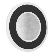 Nástěnné svítidlo MACCHIONI LED d200 černá/třpyt 12W IP20 EGLO 901237