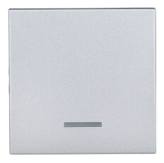 Kryt spínačů a ovladačů s průhledem, stříbrný SCHRACK EV122007--