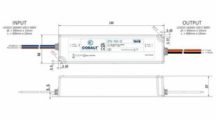 LED Driver 150W/P IP67 24V (ZPV-150-24), GREENLUX GXLD316