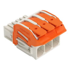 1vodičová pružinová svorkovnice, Páčka, Push-in CAGE CLAMP, Světle šedá