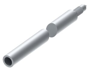Pozinkovaný zemnič průměr 16mm s hrotem, L1500, materiál StZn GROMTOR 216012
