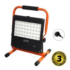 LED venkovní reflektor se stojanem 50W 4250lm kabel se zástrčkou AC230V SOLIGHT