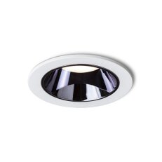 ANSEL zápustná bílá černý chrom 230V LED 12W 60° 3000K RENDL R14238