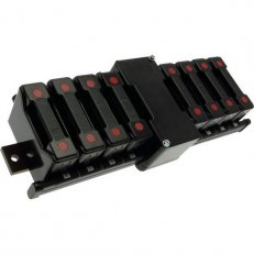 Základ pojistkovového spodku Eaton RSFB638 8 vstupů, 660V AC, 63A, černá