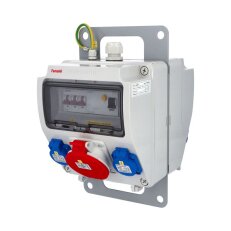 Zásuvková skříň FAMATEL az6259 x2 závěsná IP54 s chráničem 40/4/003-A