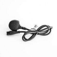 H05VV-F 3G0,75mm2 bk L:1,0m
