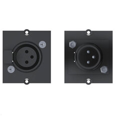 Bachman 917.024 Modul pro datové přípojky BAM-3 1xXLR 3pól. černý