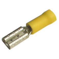 Objímka plochá poloizolovaná, 0,1-0,5mm2/2,8x0,8mm PVC (VF-F308P) OPP 0,5-28