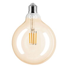 LED žárovka ORO AMBER E27 G125 4W WW LED-POL ORO33244