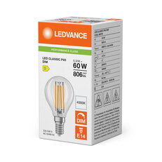 Světelný zdroj LED CLASSIC P DIM P 5.9W 840 Clear E14 LEDVANCE 4099854778322