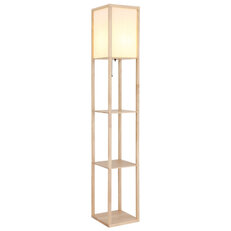 Stojací lampa TABITHA hnědá 1x E27, max. 60W 230V GLOBO 58611