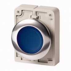 Eaton M30C-FDL-B Ovládací hlavice tlačítka, prosvětlené, bez aretace, modrá