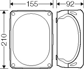Kabelova rozvodka 2,5-10 mm2 3f, 16 mm2 1f, 5pol. svorka HENSEL DK 1610 GZ