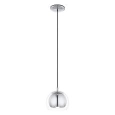 Závěsné svítidlo ROCAMAR 1xE27 chrom/čiré 40W IP20 EGLO 94592