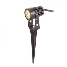 GUN na bodci černá 230V LED 3x1W 30° IP65 3000K RENDL R10530
