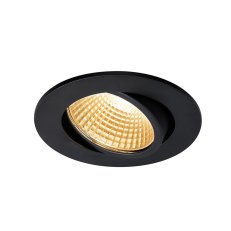 NEW TRIA 68 I CS stropní vestavné LED svítidlo černé 2700K 38° SLV 1003058