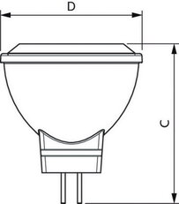 Reflektorová LED žárovka PHILIPS MASTER LEDspotLV 3.5-20W 827 MR11 24D