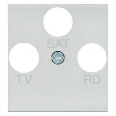 BTICINO LIVINGLIGHT KRYTKA DATOVÉ ZÁSUVKY TV-RD-SAT BÍLÁ N4207