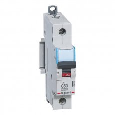 TX3 JISTIČ, 1 PÓLOVÝ, CHAR. C, 50A 10000A LEGRAND 404176